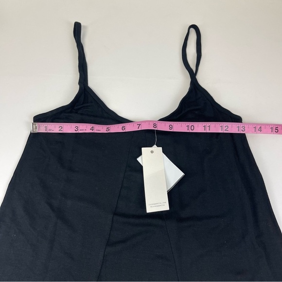 Loveapella Maxi Dress Womens Size Small Sleeveless Black Solid Rayon NEW NWT - Picture 8 of 8